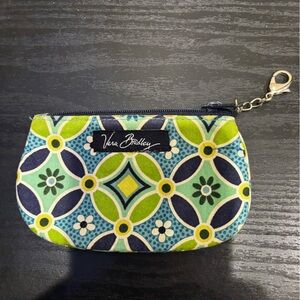 Vera Bradley Green and Blue coin bag
